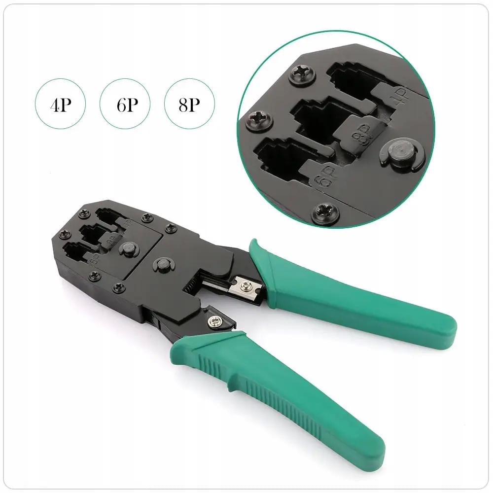 Набір мережевика 005427 для обтиску/тестування/монтажу крученої пари (11563166179) - фото 5 Набір мережевика 005427 для обтиску/тестування/монтажу крученої пари (11563166179) - фото 5