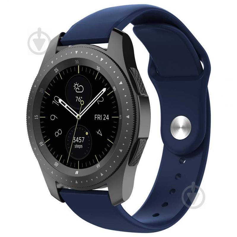 Ремешок BeWatch силиконовый для Samsung Galaxy Watch 42 мм Navy (1010389) Ремешок BeWatch силиконовый для Samsung Galaxy Watch 42 мм Navy (1010389)