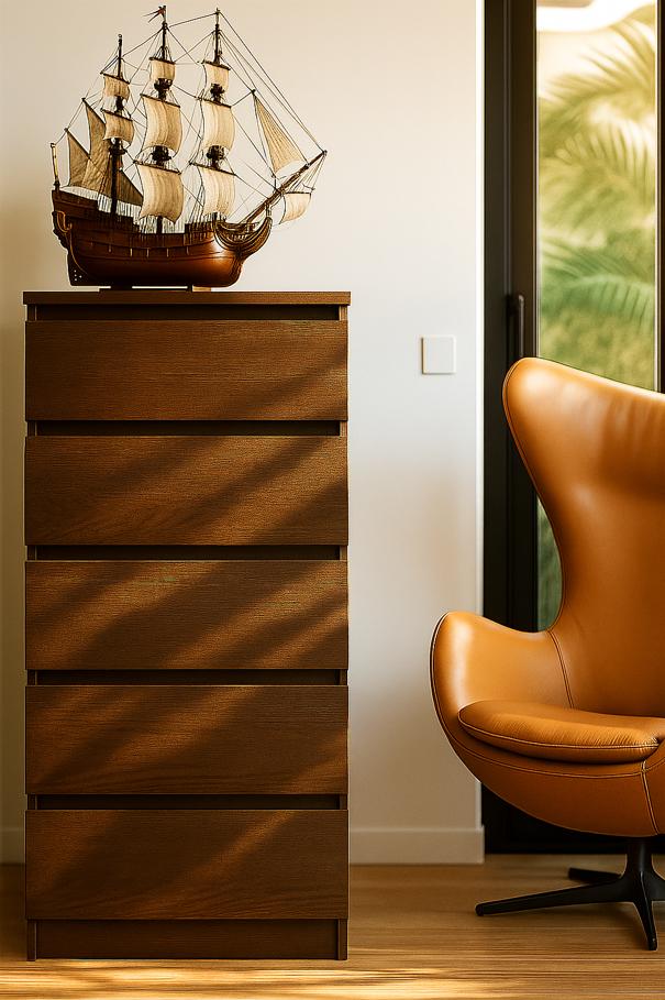 Комод Мастер Форм Брайт 500х376х1170 мм Венге (20164) - фото 1 Комод Мастер Форм Брайт 500х376х1170 мм Венге (20164) - фото 1