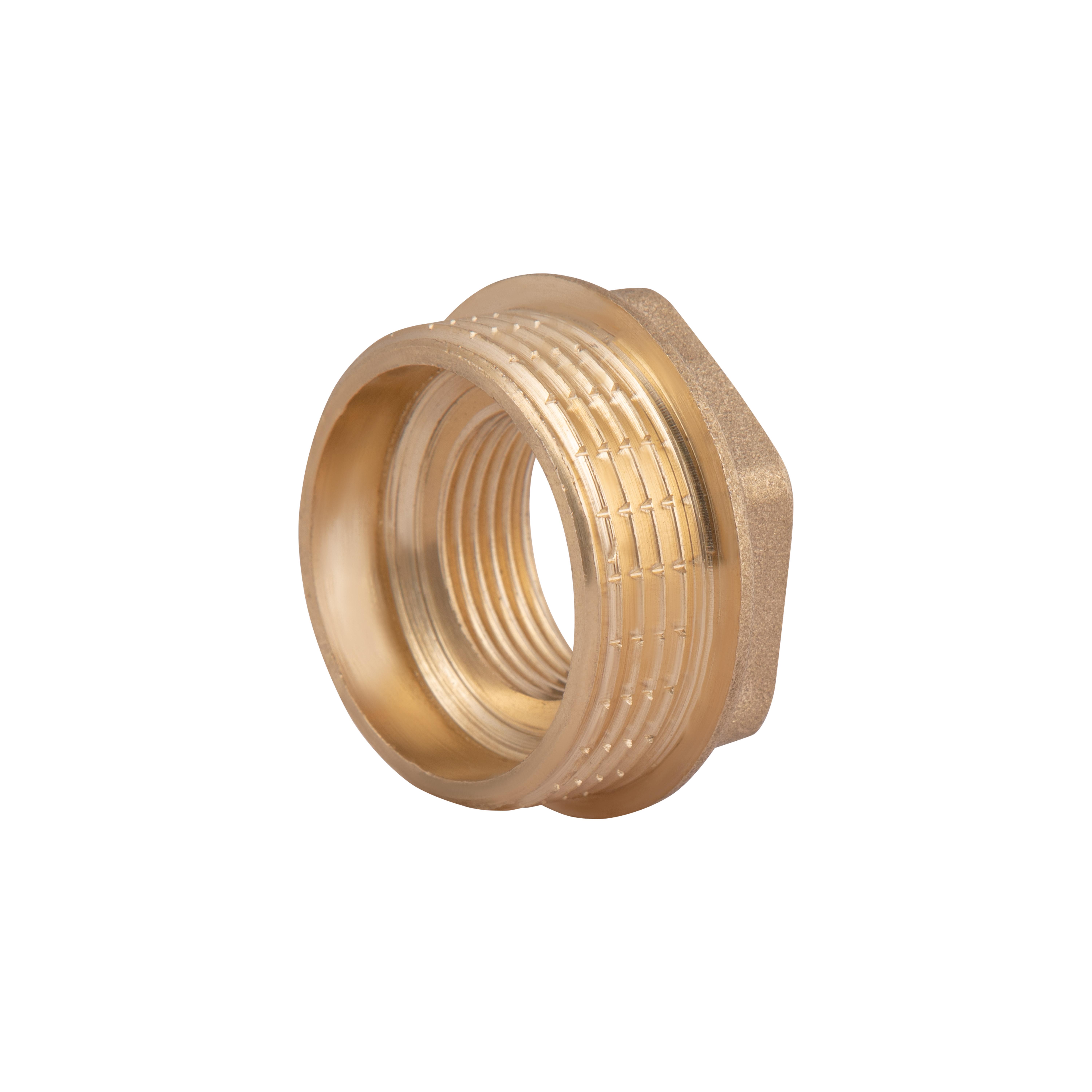 Футорка латунная Thermo Alliance Standart 1 1/4"Зх3/4" В Желтый (SD4233220) Футорка латунная Thermo Alliance Standart 1 1/4"Зх3/4" В Желтый (SD4233220)