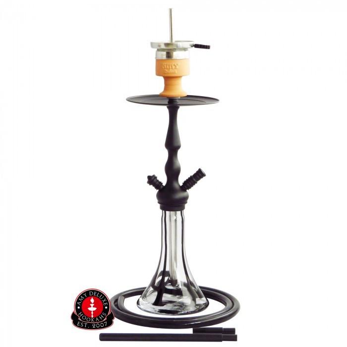 Кальян AMY Deluxe 027 Lady on fire на 1 персону 65 см Черный (640638033)