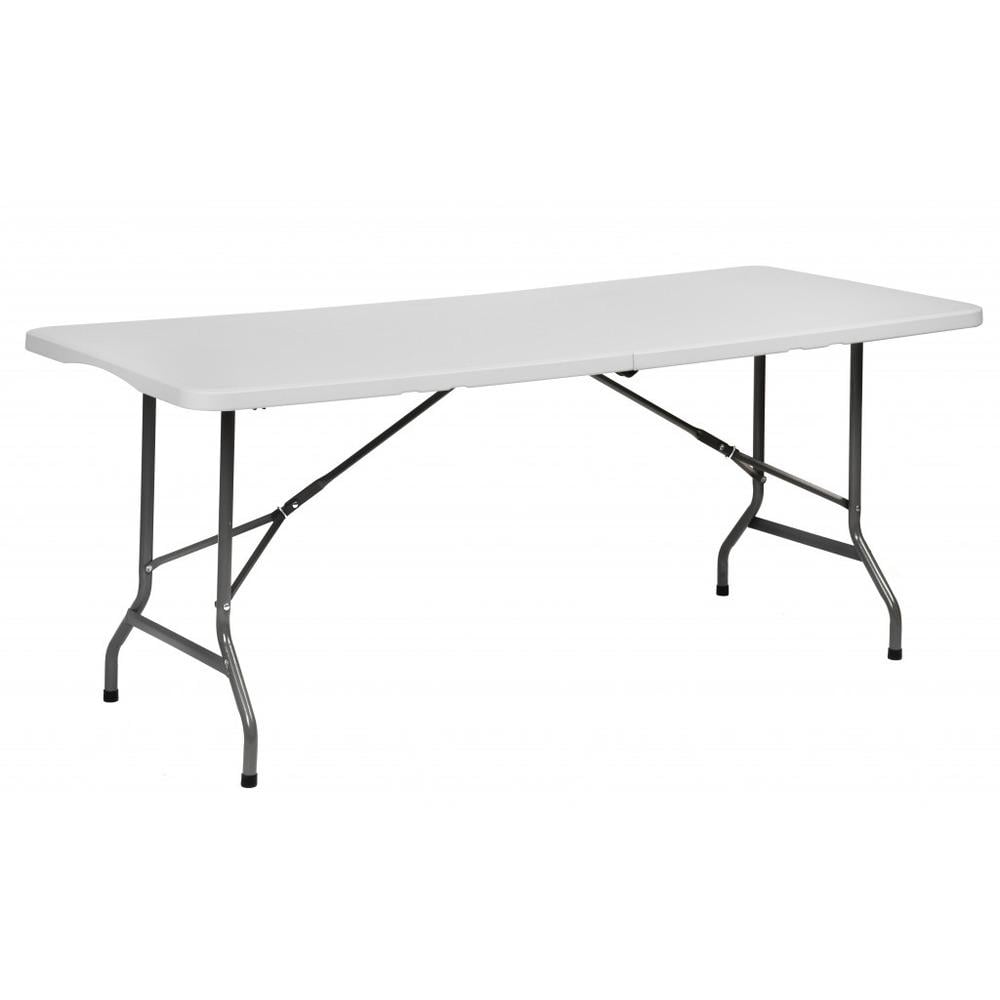 Стол-чемодан раскладной Bonro BS до 150 кг 244x75x74 см Белый (SI-BS244W)