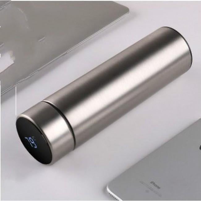 Термос з термометром та дисплеєм 500 мл Срібло (402788) - фото 3 Термос з термометром та дисплеєм 500 мл Срібло (402788) - фото 3