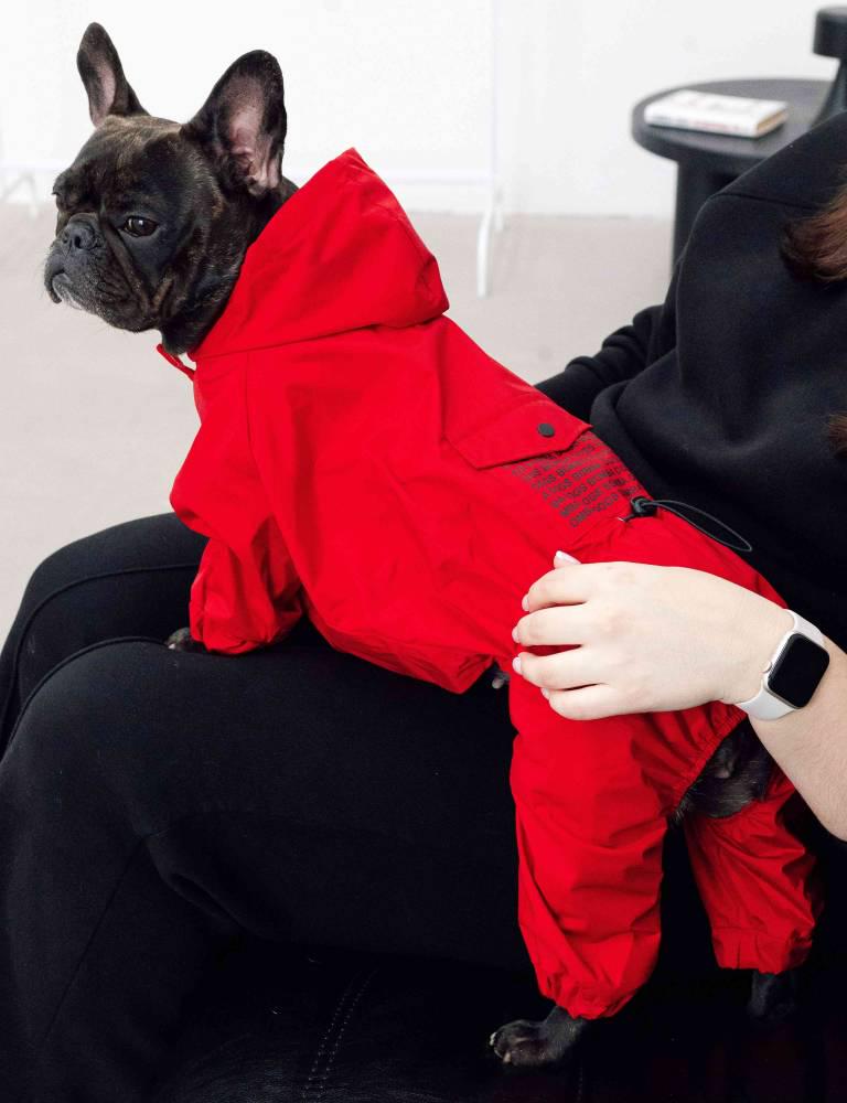 Дождевик для собак Dogs Bomba M-67 р. 5 Красный (65805791)