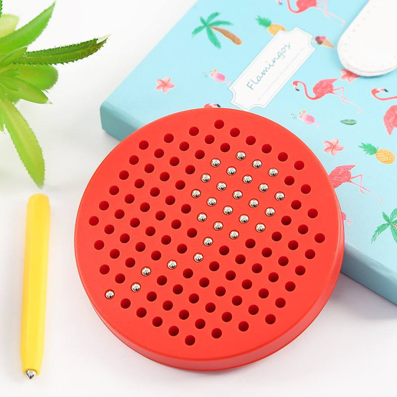 Планшет магнитный детский для рисования Fun Game 3003 с металлическими шариками Красный (1798778303)