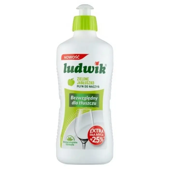Засіб для миття посуду Ludwik Зелене яблуко 450 мл (028119)
