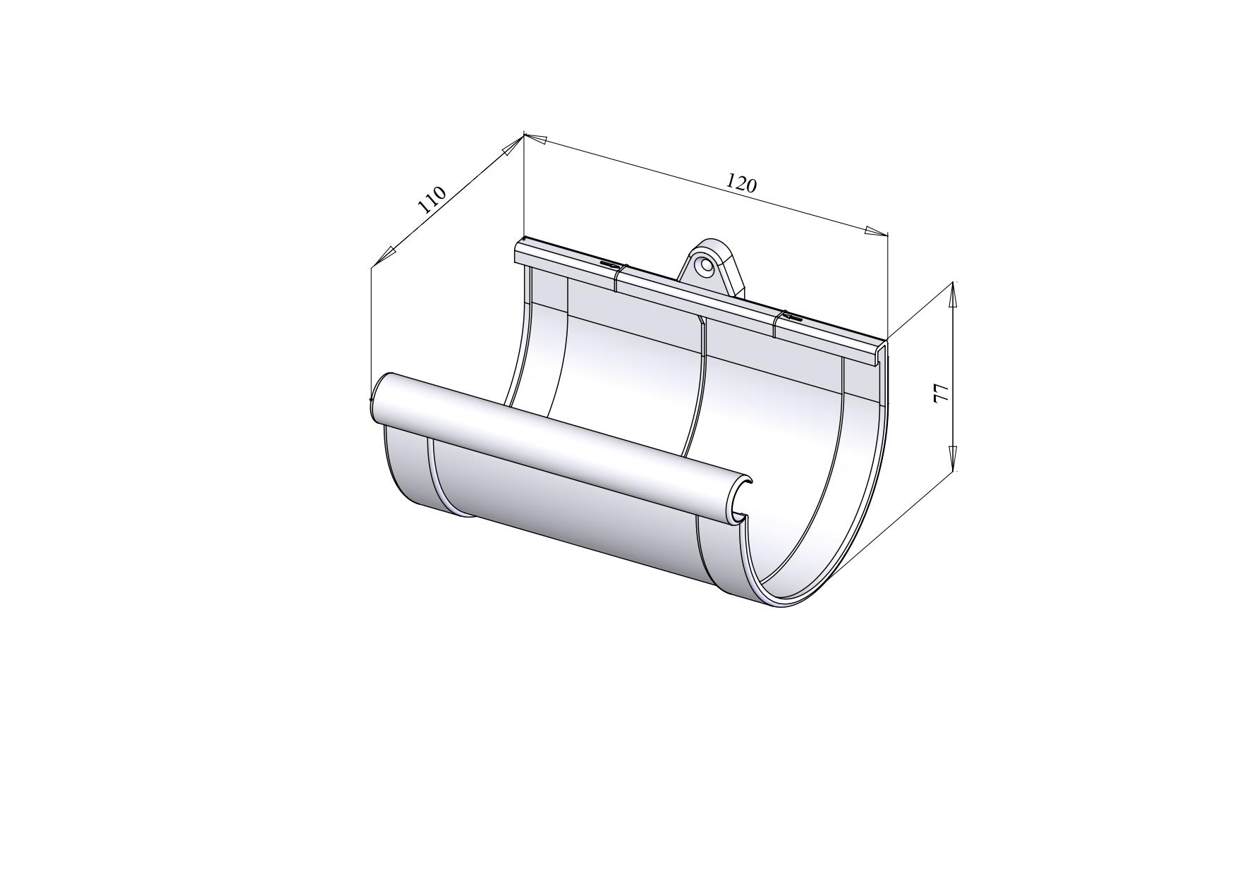 Муфта желоба Rainway 90 Кирпичный (10.090.02.006) - фото 2 Муфта желоба Rainway 90 Кирпичный (10.090.02.006) - фото 2