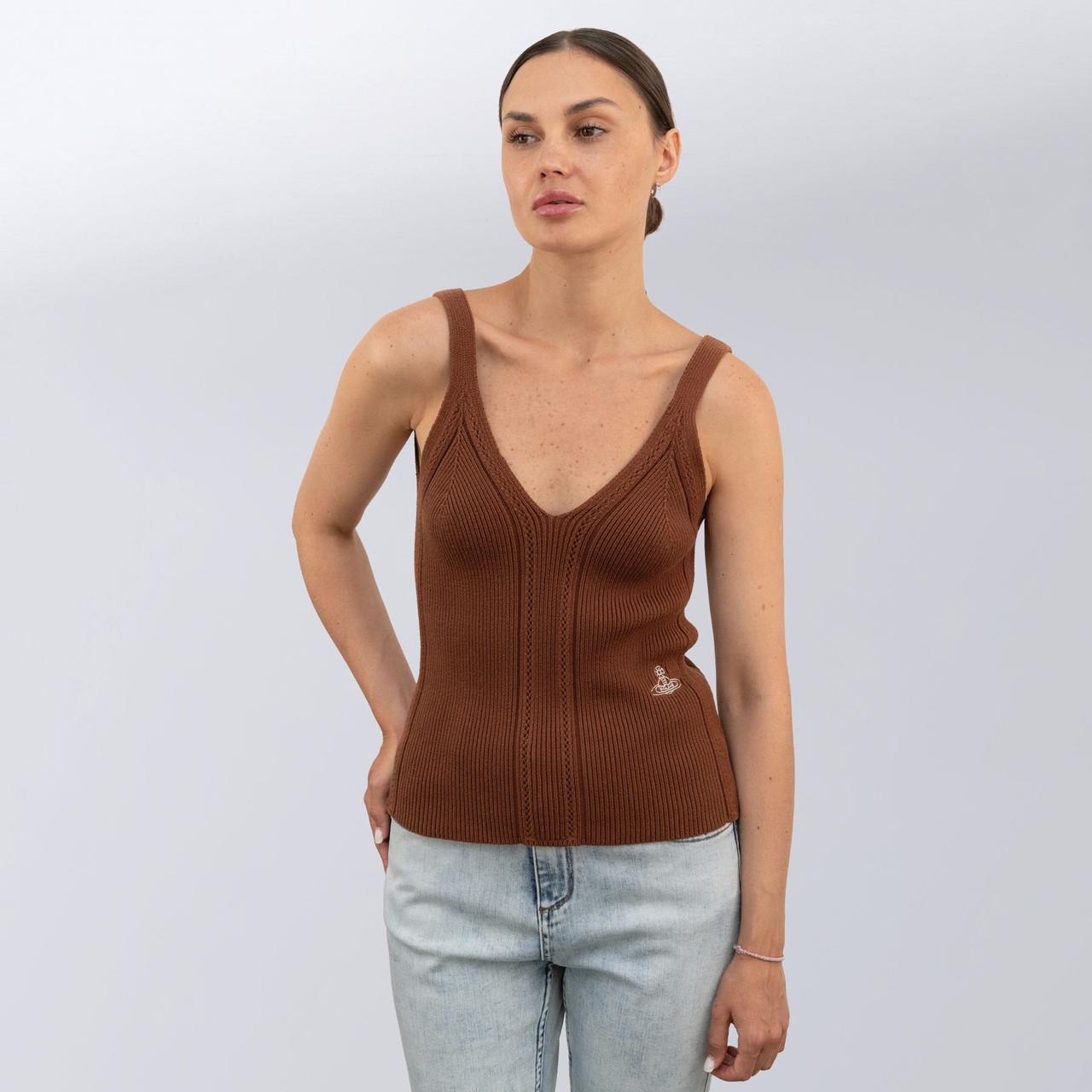 Майка жіноча повсякденна Vivienne Westwood M Коричневий (2588762940) Майка жіноча повсякденна Vivienne Westwood M Коричневий (2588762940)