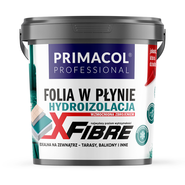 Рідка гідроізоляційна плівка Primacol Professional X-FIBRE 1,5 кг (5906725239945)