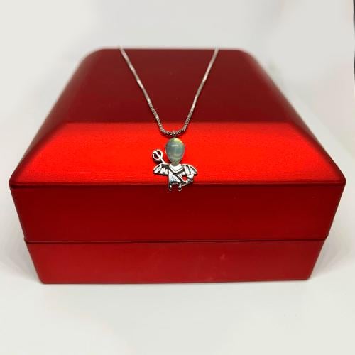 Кулон на шию Luxury Cute Demon у фірмовому боксі з підсвічуванням