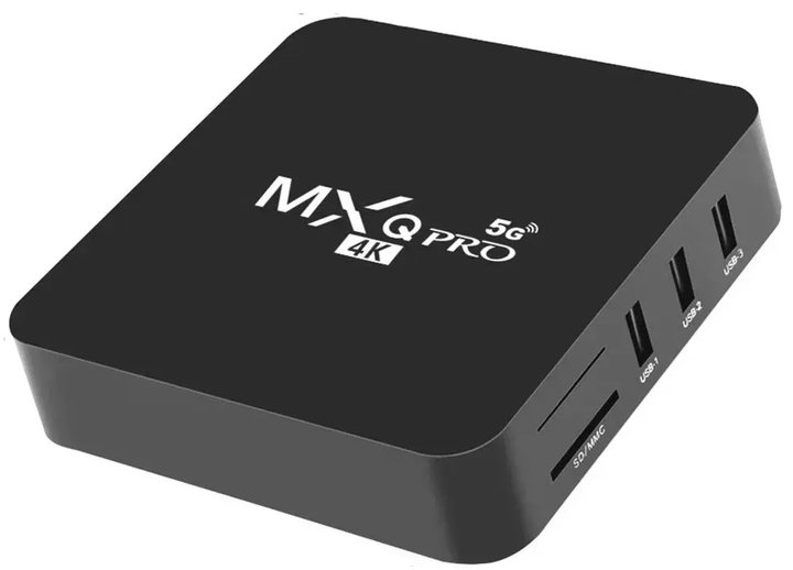 Смарт-приставка MXQ Pro 5G с поддержкой 4K 2ГБ ОЗУ 16ГБ ПЗУ (000581206)