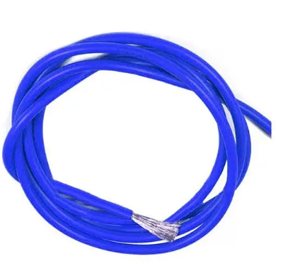 Провода медные многожильные в силиконовой изоляции 6 AWG 16 мм 3200/0.08 600V 1 м Синий (79)