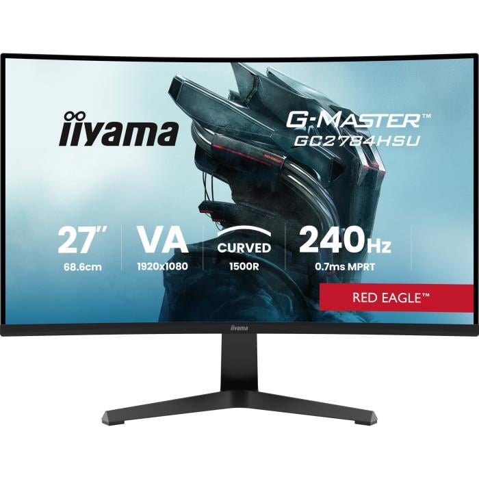 Монитор игровой изогнутый Iiyama G-Master GC2784HSU-B1 Red Eagle Black (35575569)