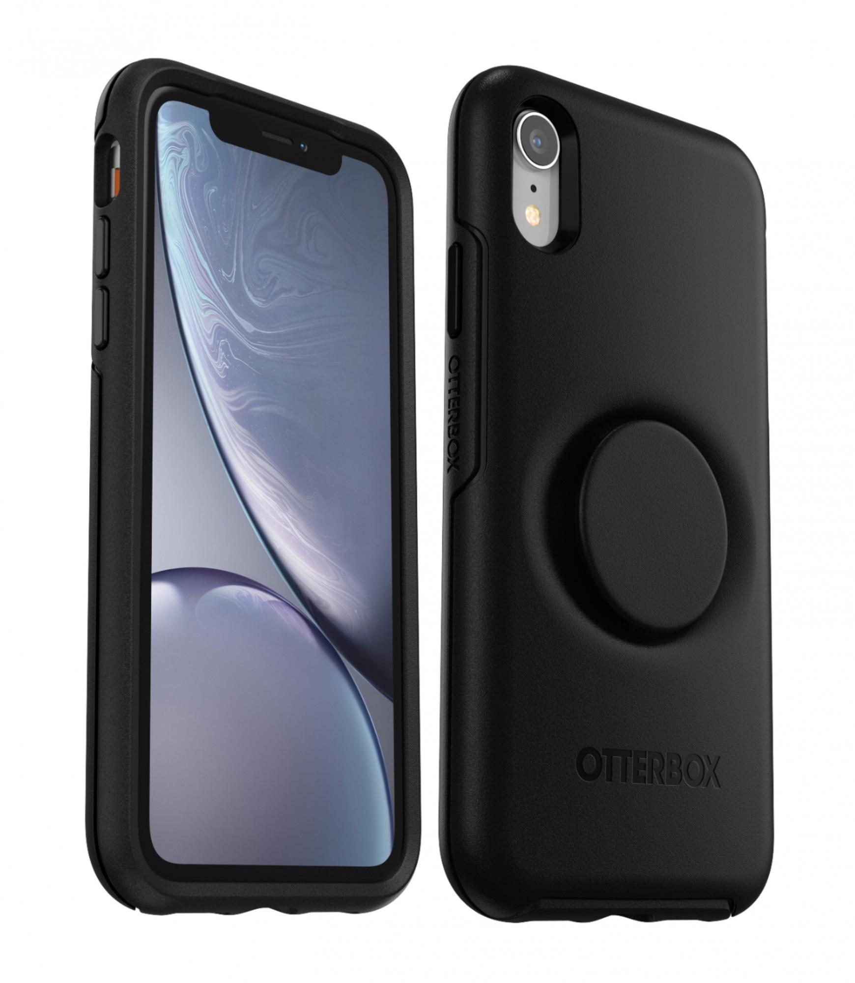 Чехол противоударный с подставкой OtterBox Symmetry Pop Series для Iphone XR Black