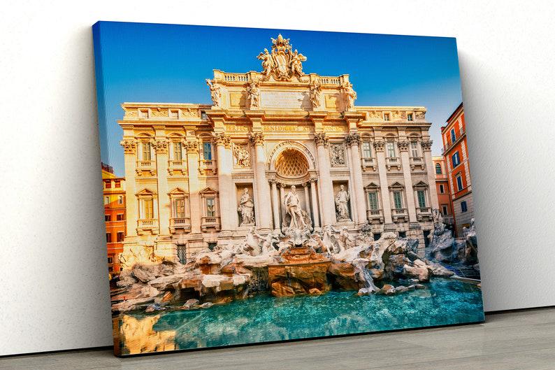 Картина на холсте KIL Art Фонтан Треви в Риме 51x34 см (263)