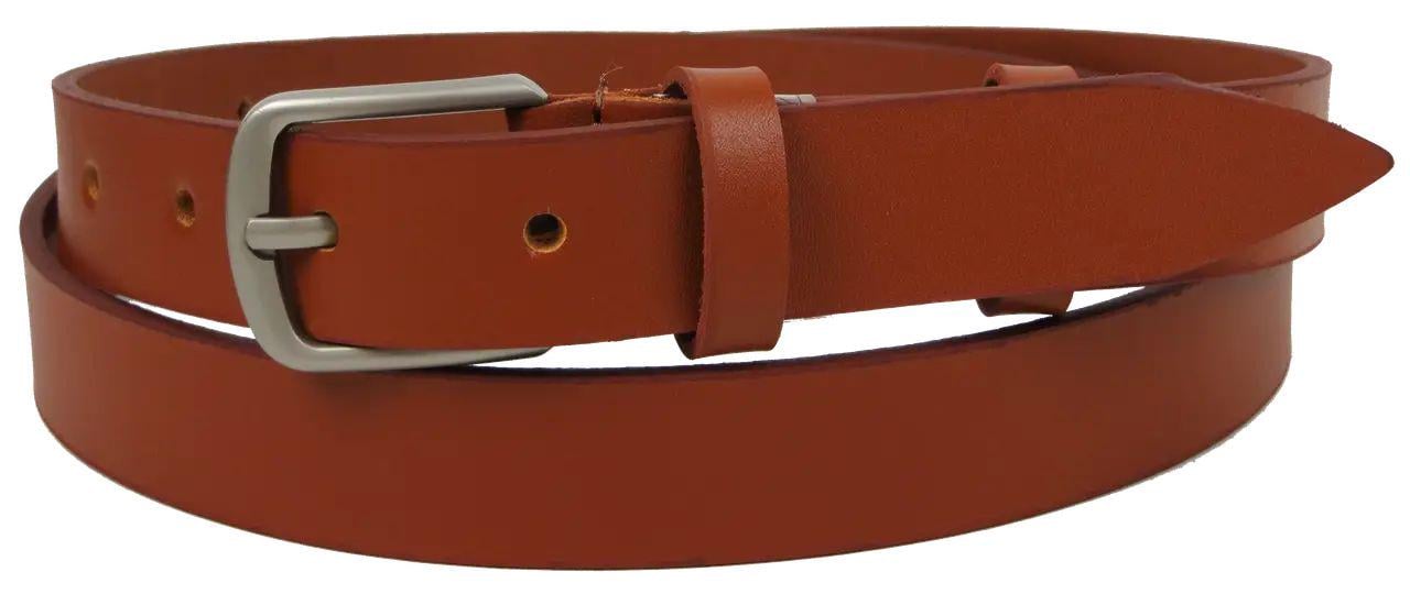 Ремінь жіночий Skipper шкіряний Карамельний (1654-25)