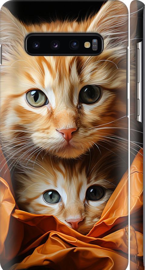 Чехол на Samsung Galaxy S10 Plus Котики 2 (5664m-1649-42517)