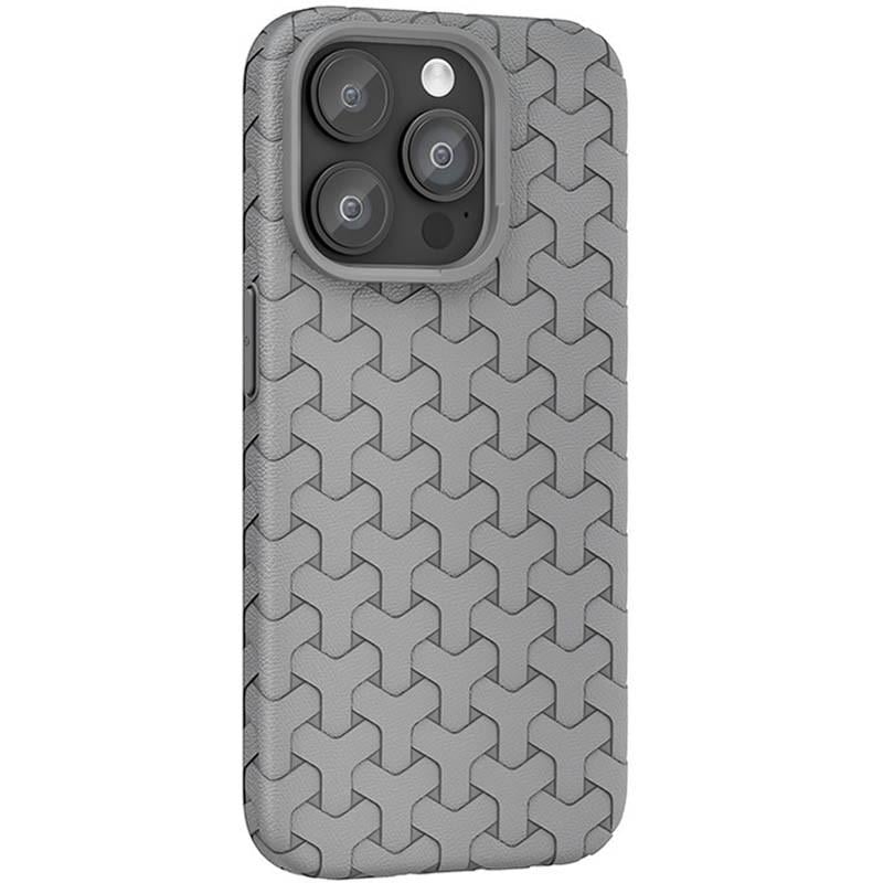 Противоударный чехол TPU Weaving для Apple iPhone  13 Pro Max (6.7")Grey
