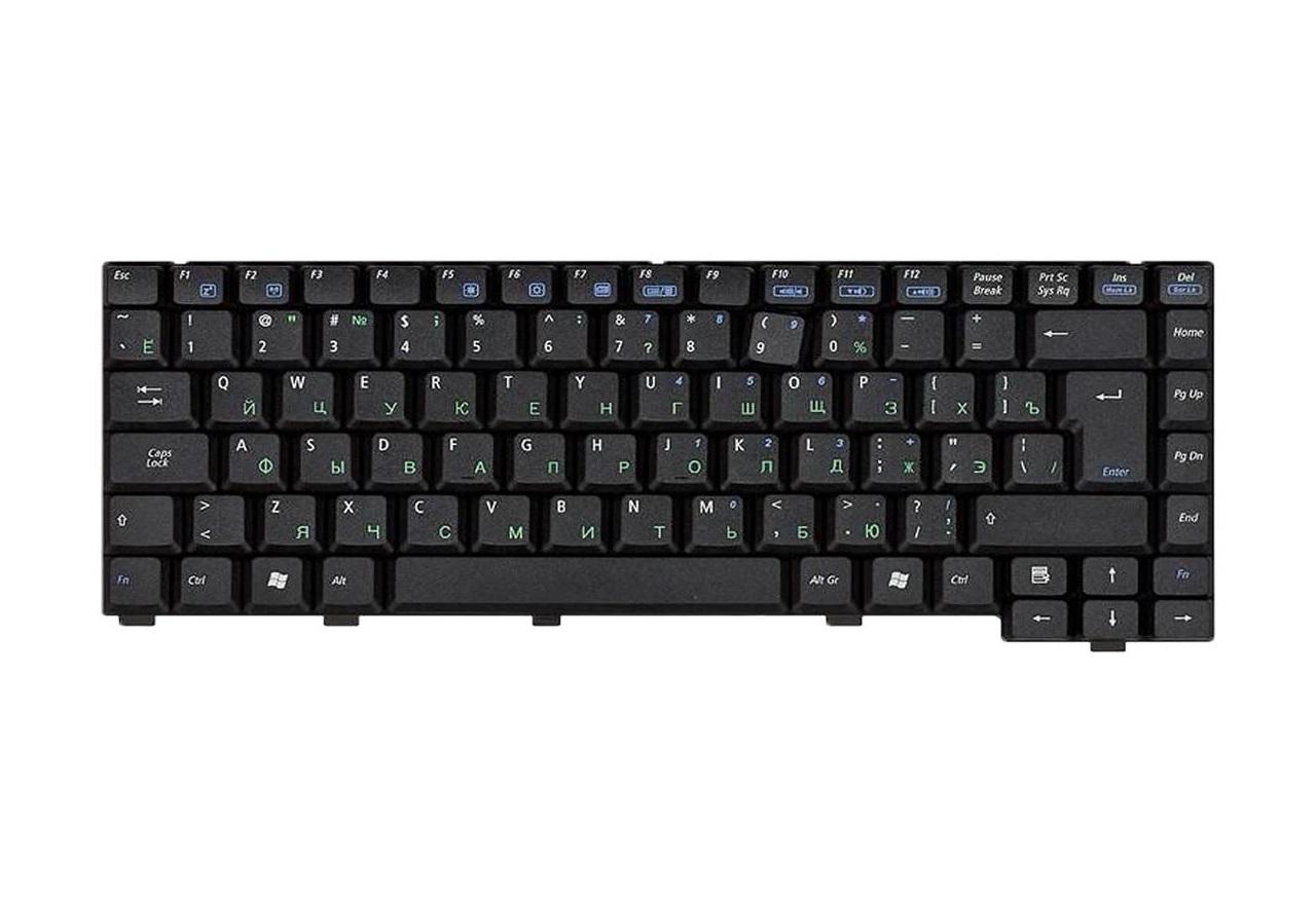 Клавиатура для ноутбука Asus A6 A6Jc матовая (04GNA51KRUS1)