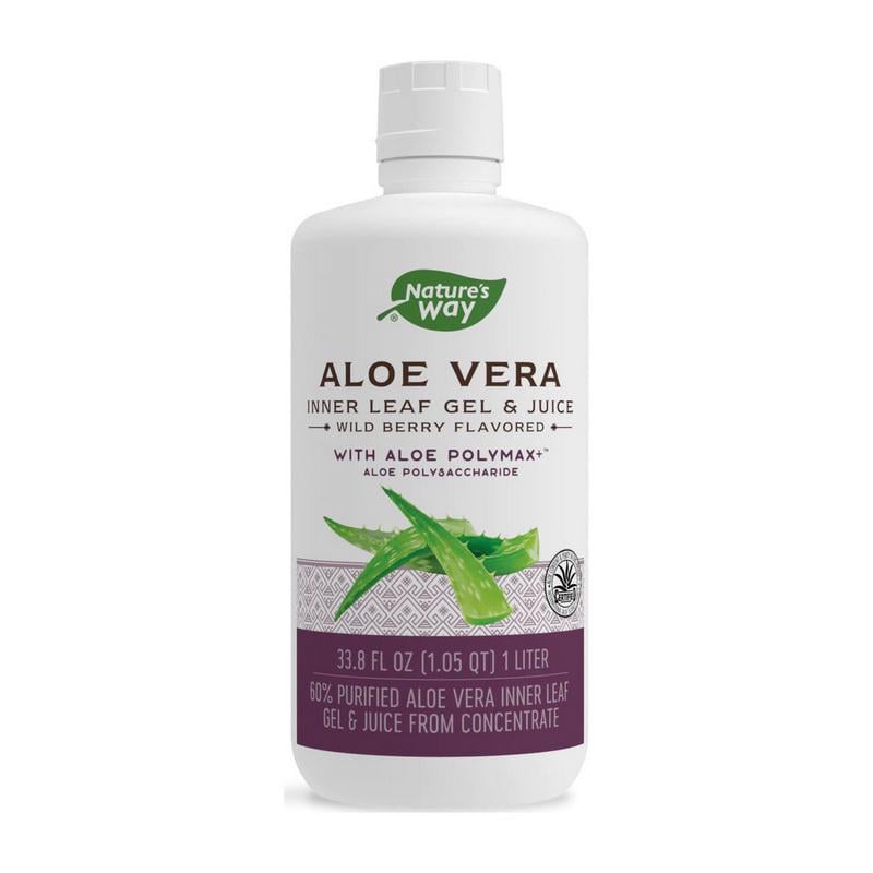 Гель питьевой Алоэ вера Nature's Way Aloe Vera Inner Leaf Gel & Juice 1 л