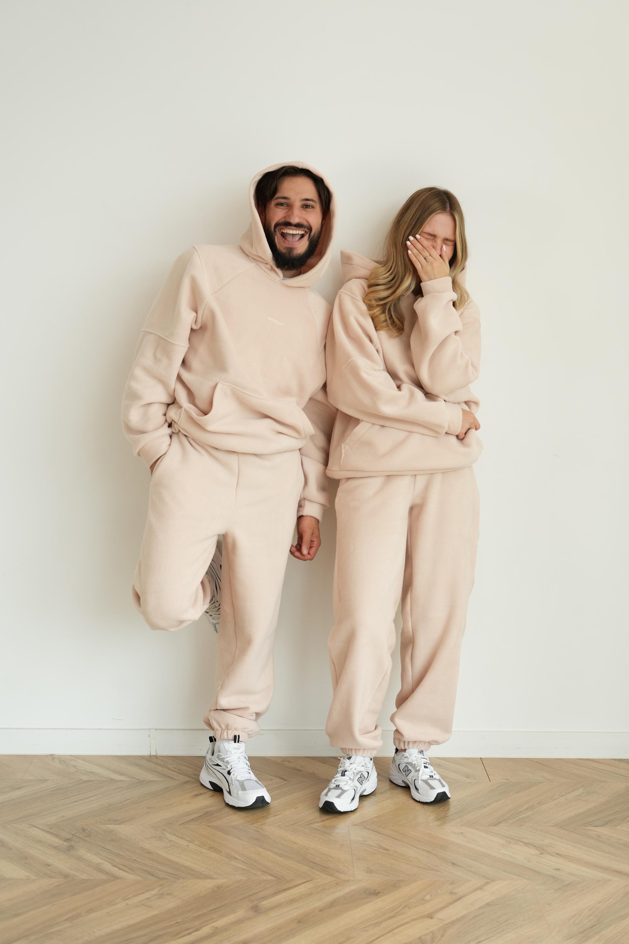 Костюм чоловічий флісовий BASE L/XL Бежевий (10202LXLm) - фото 8 Костюм чоловічий флісовий BASE L/XL Бежевий (10202LXLm) - фото 8