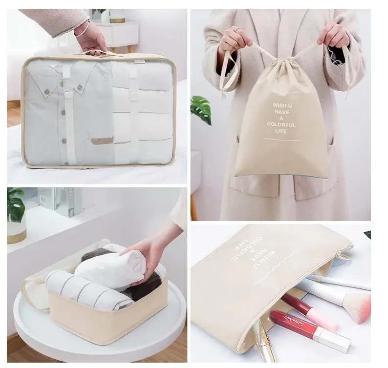 Дорожный органайзер для вещей XL-940 8 шт. - фото 2 Дорожный органайзер для вещей XL-940 8 шт. - фото 2