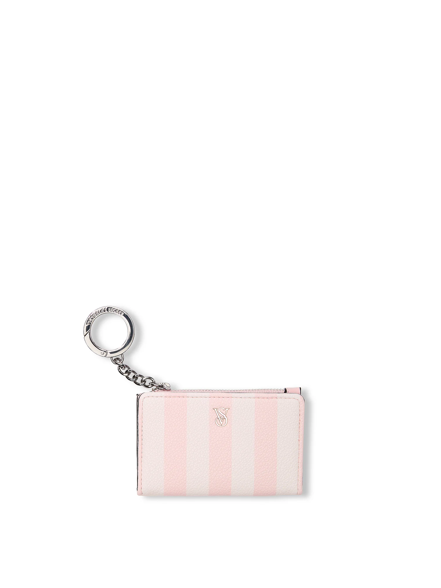 Візитниця Victoria's Secret Foldover Card Case Рожевий у смужку (23063785)