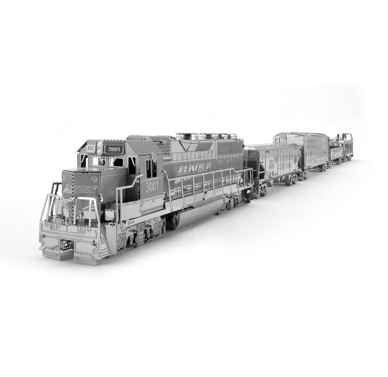 Конструктор металлический Metal Earth Комплект грузовых поездов MMG104 3D