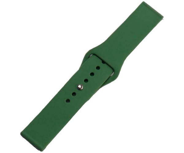 Ремешок Silicone Button Design для Samsung/Amazfit/Huawei 22 мм Pine Green