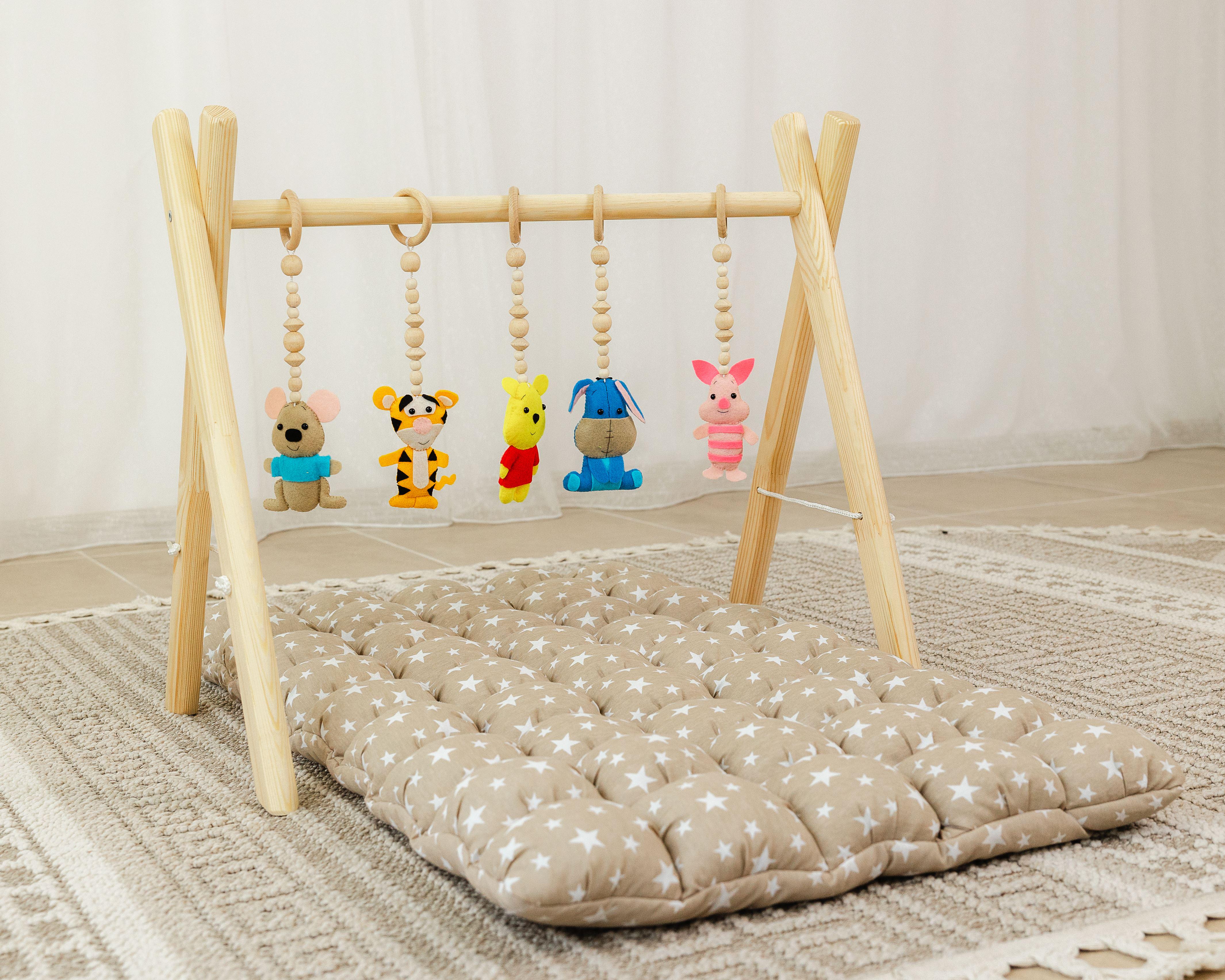 Мобиль детский напольный Винни Пух с матрасом Ловец снов (0002258)