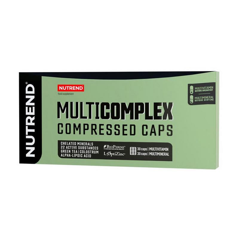 Мультивитамины и минералы с молозивом NUTREND Multicomplex Compressed Caps 60 капс.