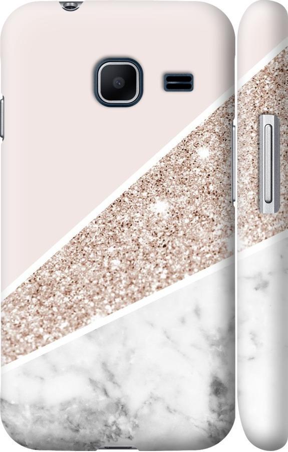 Чехол на Samsung Galaxy J1 Mini J105H Пастельный мрамор (4342m-258-42517)