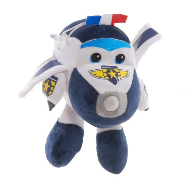 Мягкая игрушка Копица Самолет полиция 23х14 см Белый (24955/7)