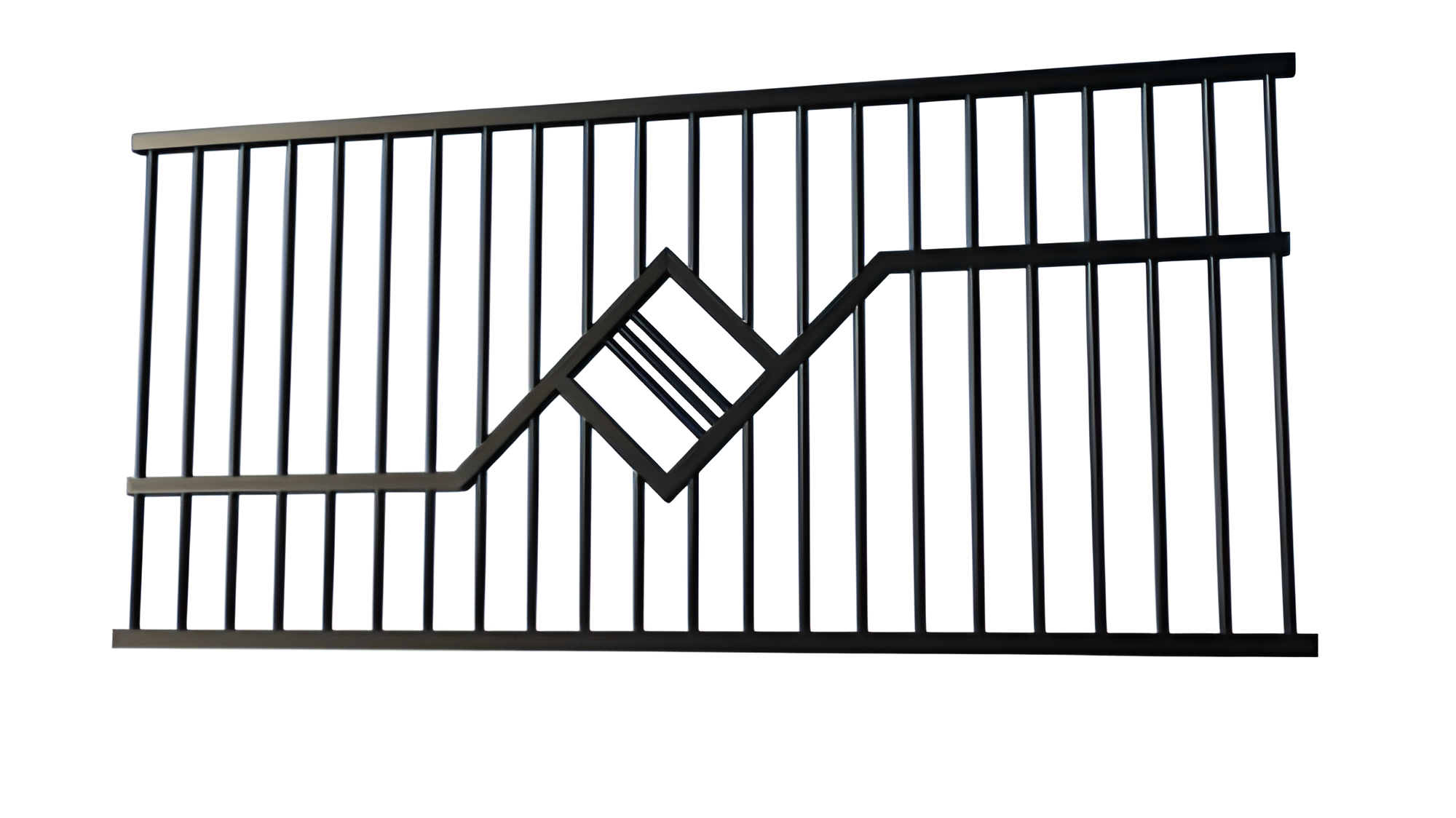 Забор секционный металлический 1200х2000 мм порошковая покраска