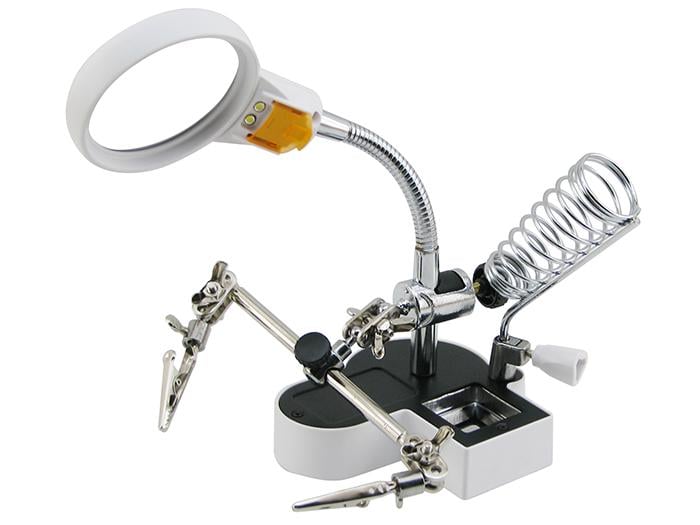 Настольная лупа Magnifier MG16126AC2 третья рука Настольная лупа Magnifier MG16126AC2 третья рука