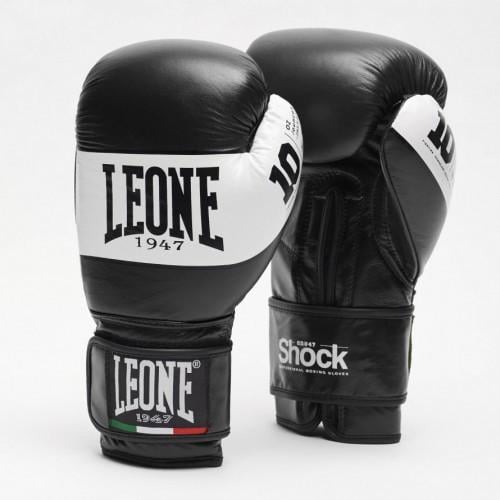 Боксерские перчатки Leone Shock Black 16 ун. Black