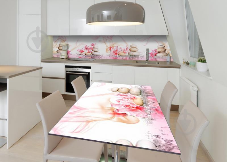 Наклейка 3Д виниловая на стол Zatarga «Разбитый хрусталь» 650х1200 мм (Z182508/1st)