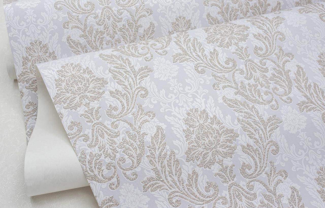 Обои флизелиновые SINTRA Merida 449127 вспененный винил 1,06х10,05 м Серый