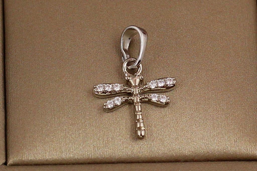 Кулон Xuping Jewelry стрекоза 1,4 см Серебристый (2180933365)
