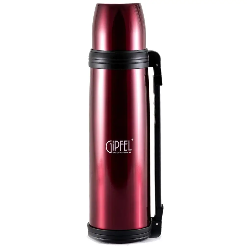 Термос питьевой Gipfel Santos GP-8229 1200 мл Бордовый (8-6-4706143)