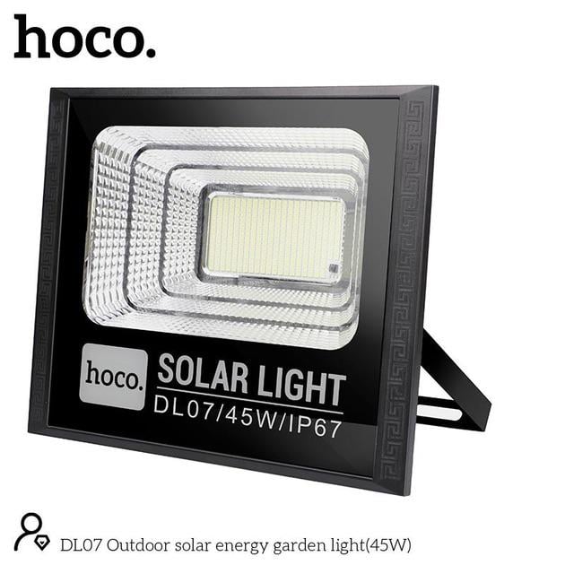 Лампа-прожектор Hoco Outdoor solar energy garden light 45W IP67 с пультом управления - фото 4