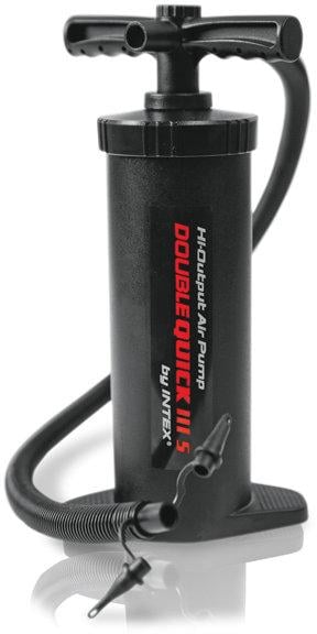 Насос ручной для надувания Intex 68605 с переходниками-насадками 2,8 л 37 см Black (10963032)