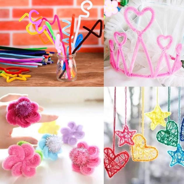 Набор синельной проволоки LET’S RESIN 10 цветов 100 шт. - фото 5