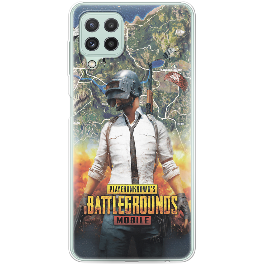 Чохол BoxFace Samsung M325F Galaxy M32 PUBG Mobile Прозорий силікон (42962-up2309-42748)