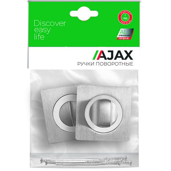 Ручка поворотная Ajax BK6.K.JK51 BK6 JK SN/CP-3 матовый никель/хром (41383) - фото 3