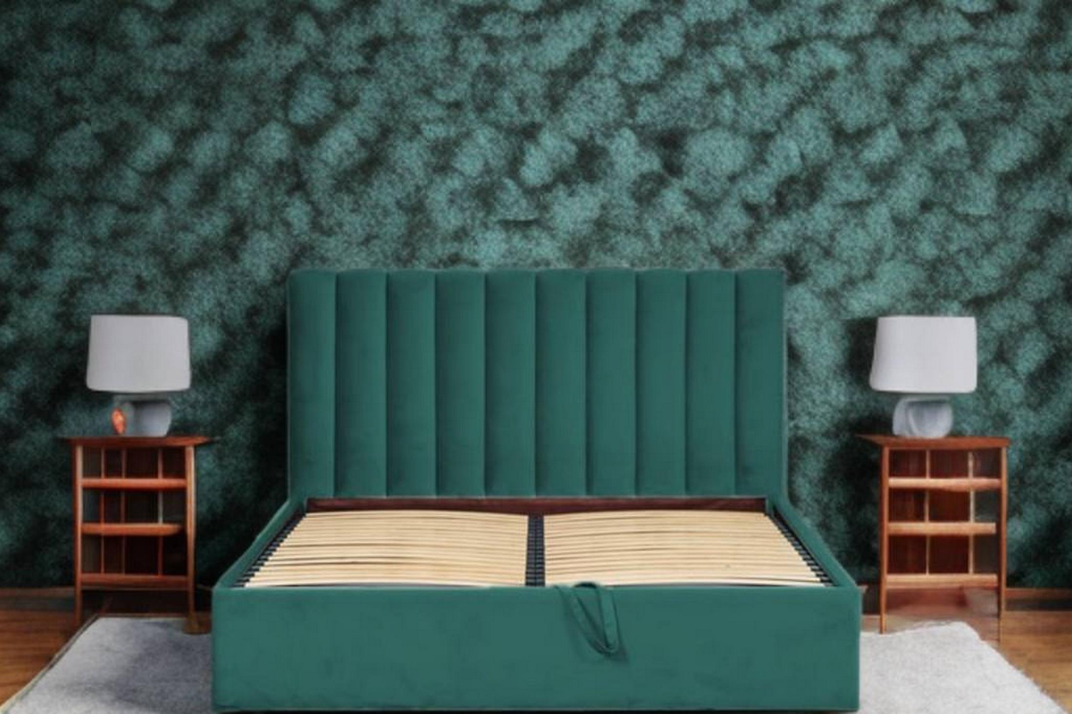 Ліжко RidneTut Taylor Lite Chicago 11 160х200 см Темно-зелений (33410011-11160) - фото 4 Ліжко RidneTut Taylor Lite Chicago 11 160х200 см Темно-зелений (33410011-11160) - фото 4