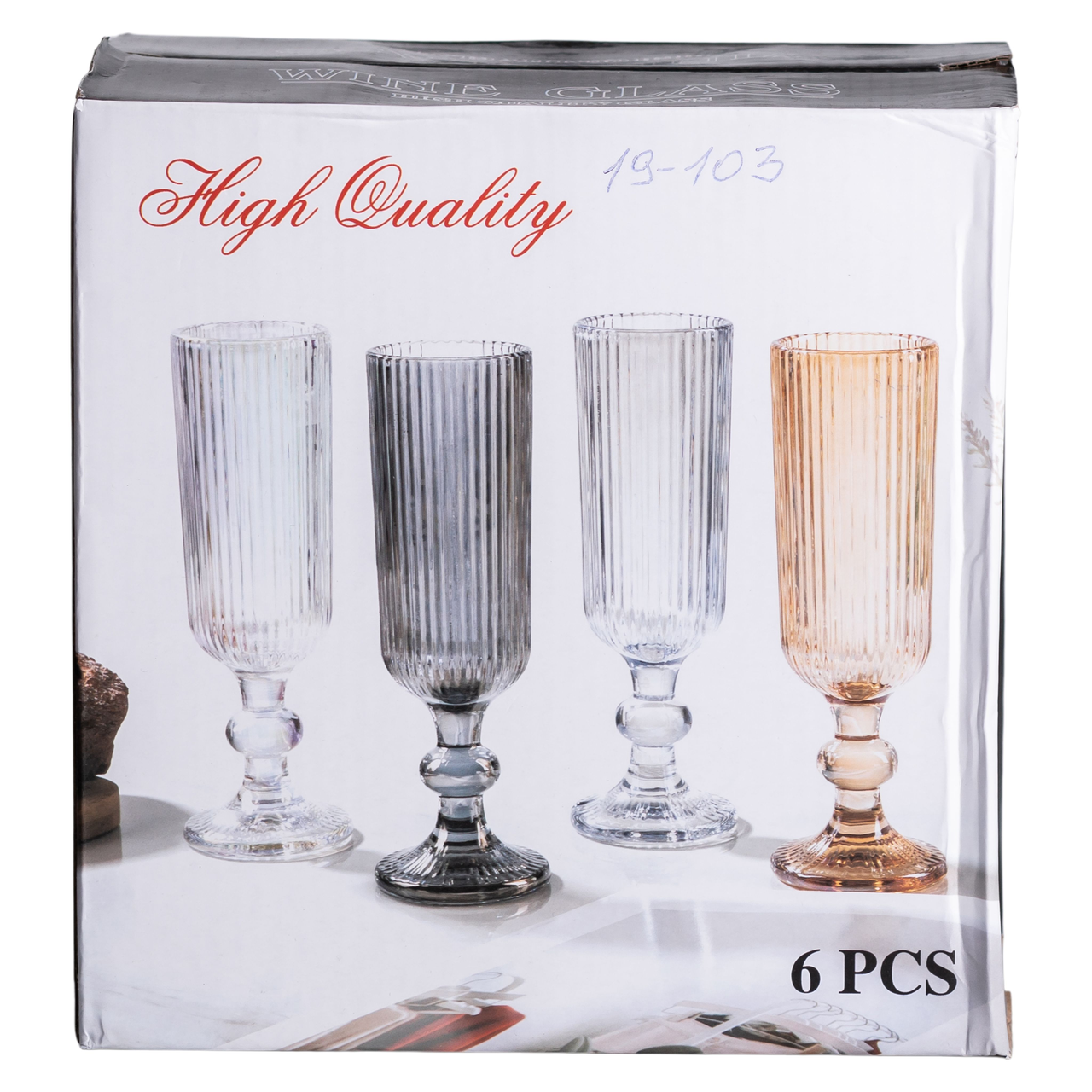 Набор бокалов для шампанского 6шт. 160 мл - фото 5 Набор бокалов для шампанского 6шт. 160 мл - фото 5