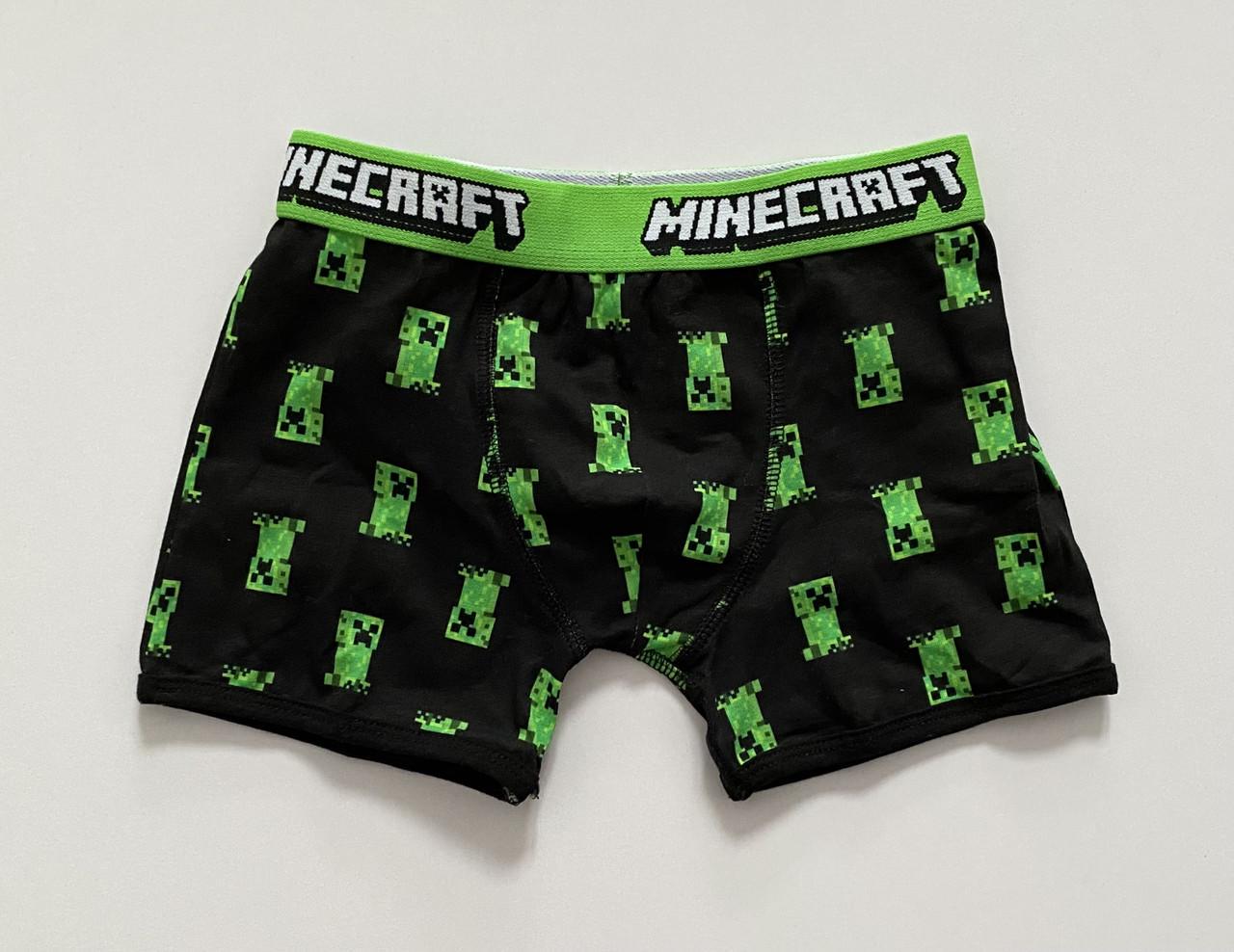 Труси-боксерки Minecraft Primark 116 см на 5-6 років Чорний (2614542166)