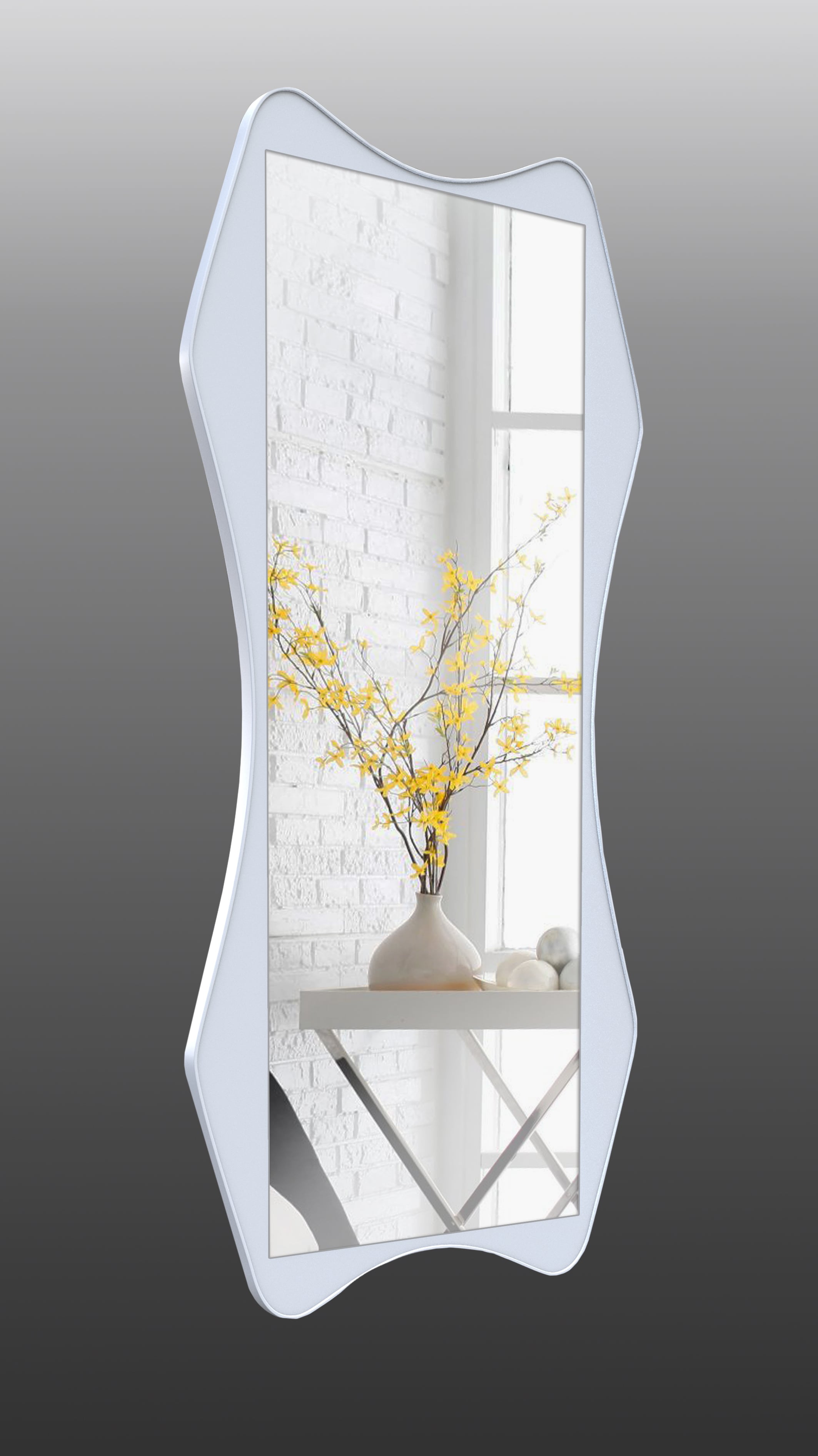 Зеркало настенное Art-Com 1300х600 мм Белый  (ZR 5)