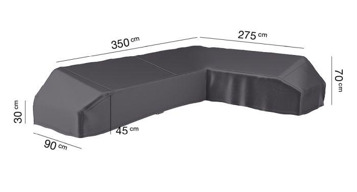 Чехол PLATINUM AeroCover для углового комплекта садовой мебели 350X275X90X30/45/70 см Серый (7885) - фото 15 Чехол PLATINUM AeroCover для углового комплекта садовой мебели 350X275X90X30/45/70 см Серый (7885) - фото 15